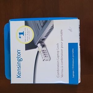 Kensington combination laptop lock